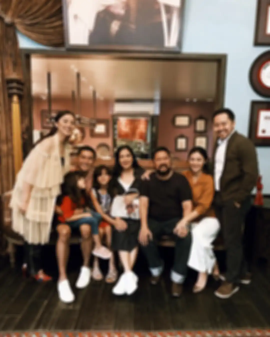 Jamal Mirdad dan Lydia Kandou rayakan Natal bersama.