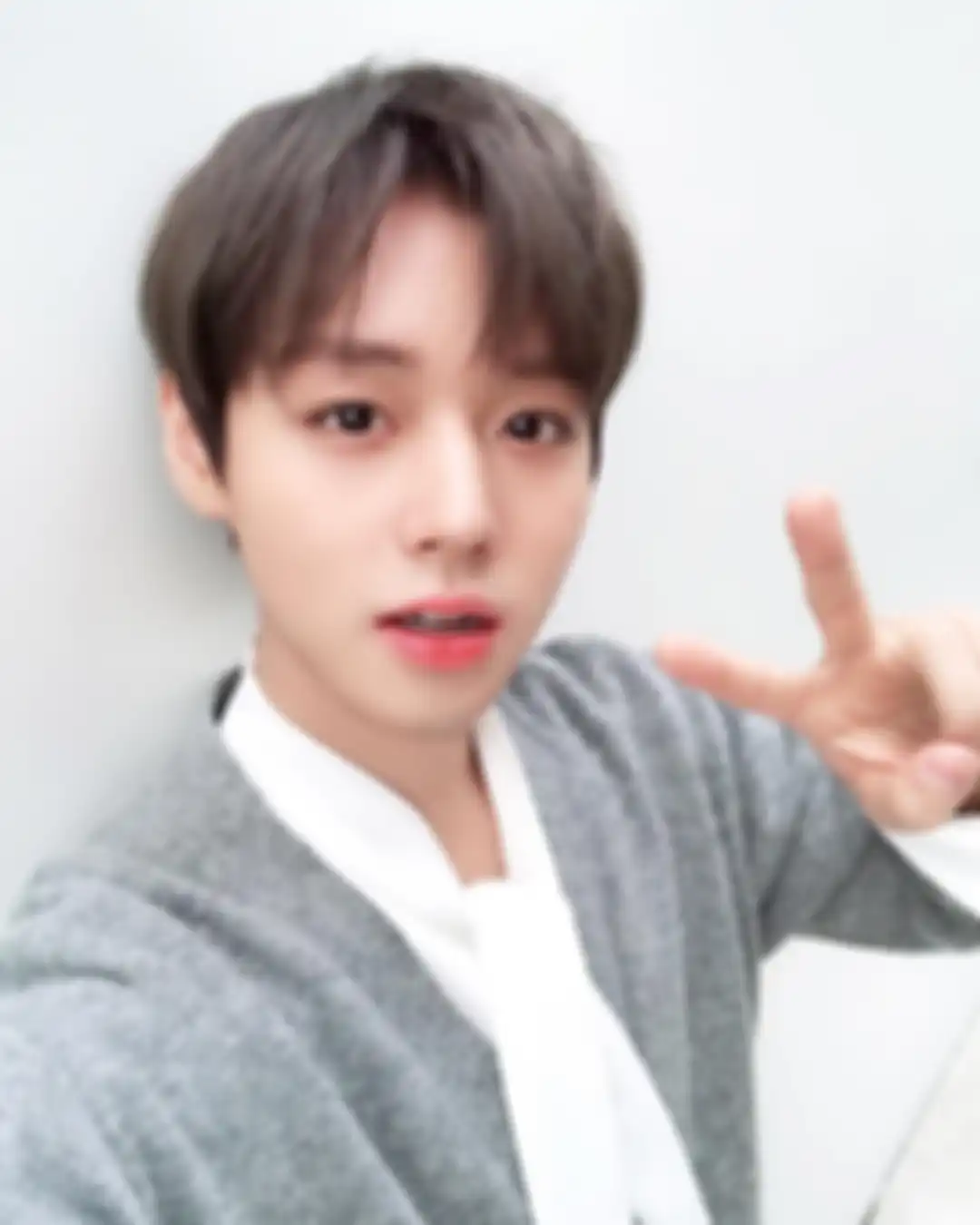 Park Ji Hoon menjadikan V sebagai panutan.