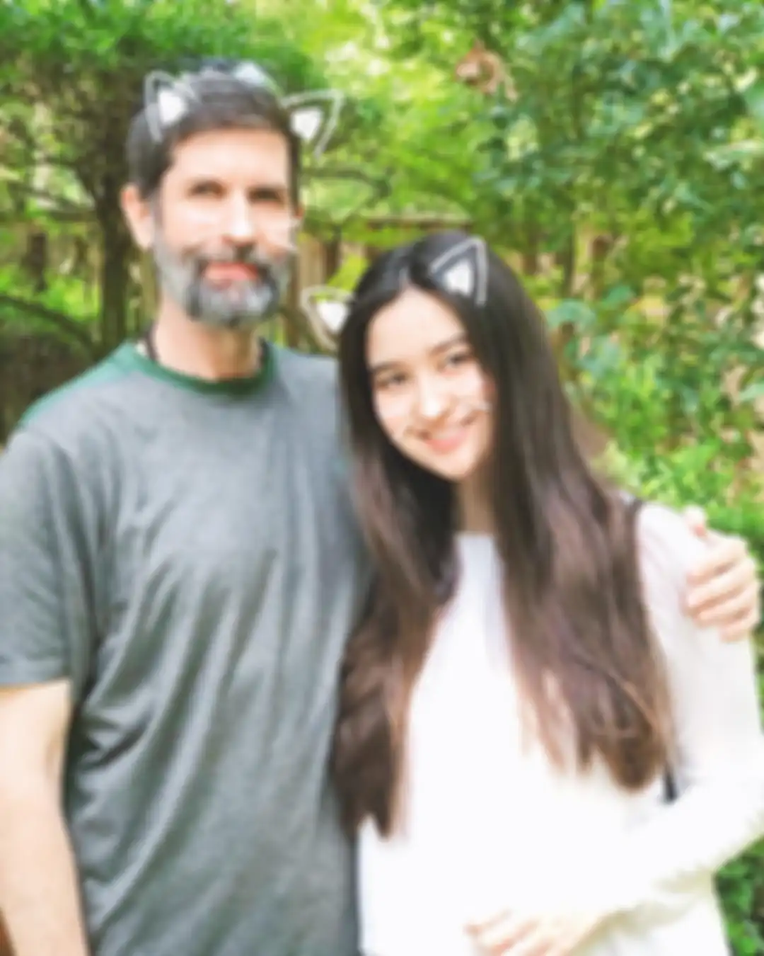 Stephanie Putri dan Ayahnya