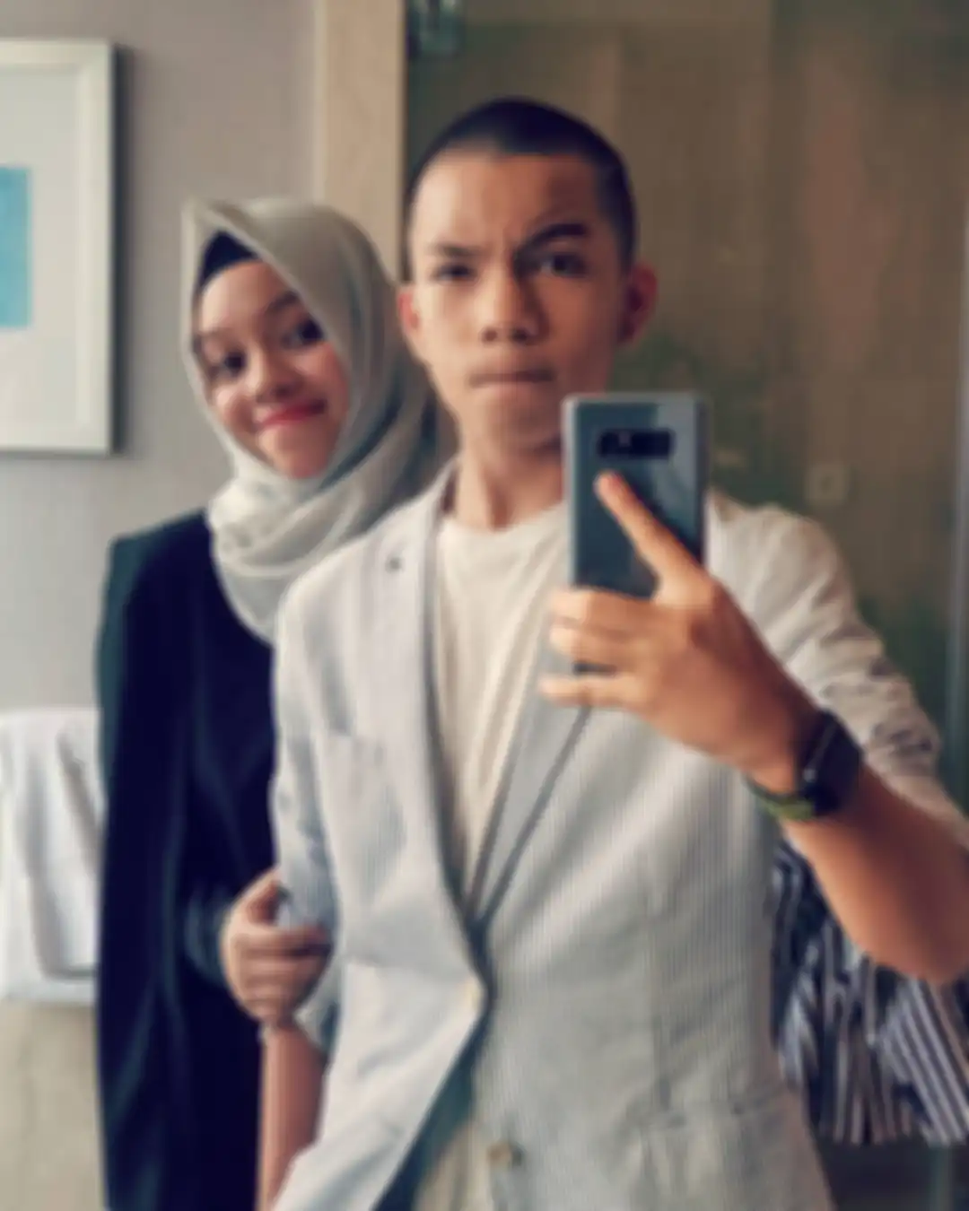 Gaya kompak Sajidah dan Saaih Halilintar