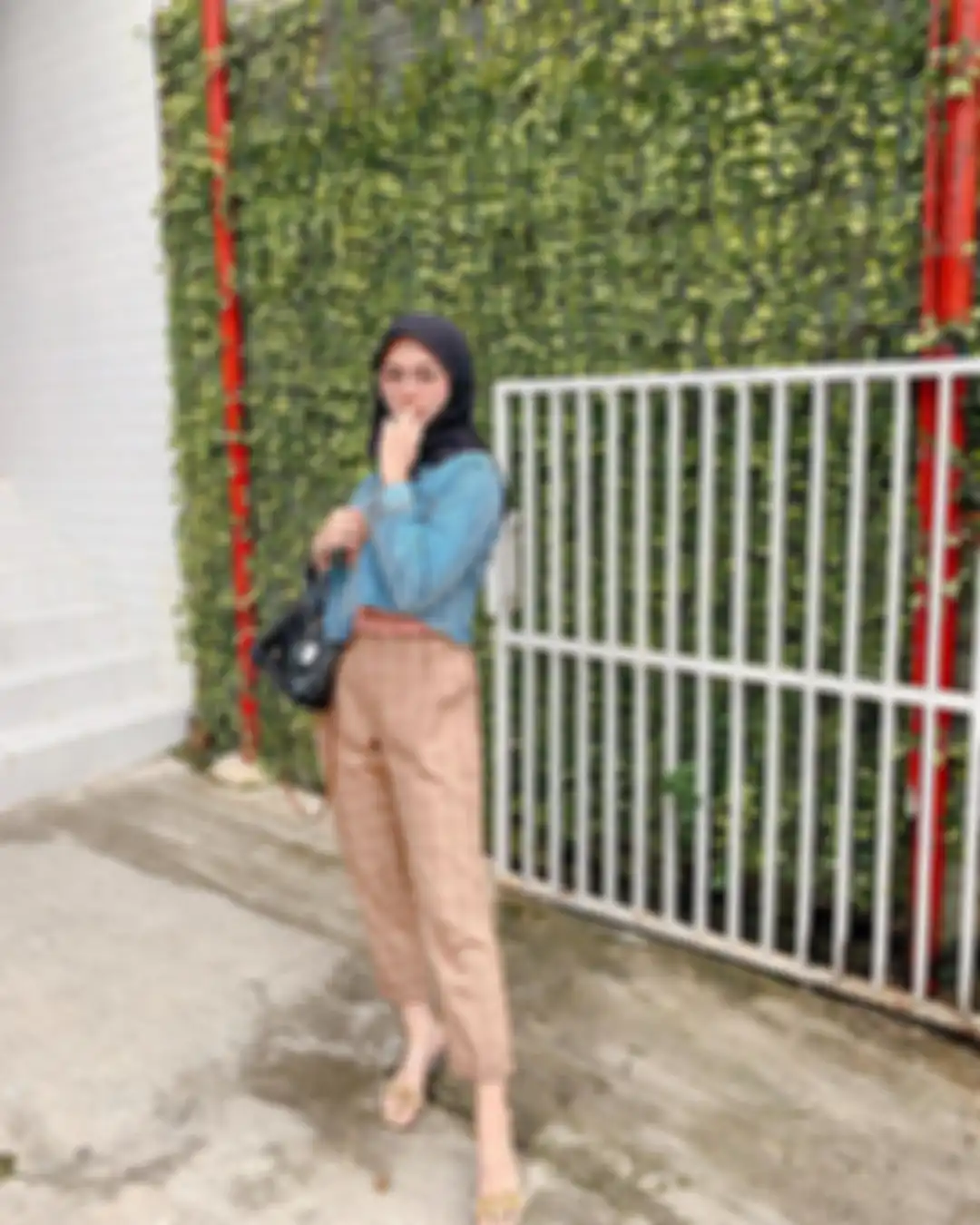 Baggy pants untuk hijabers ala Nabilrach