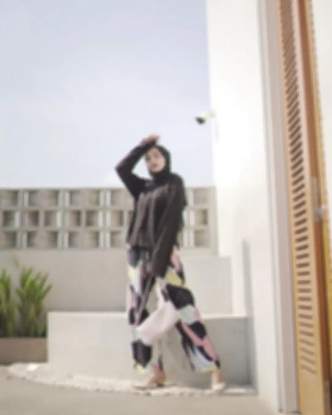 Tunik hijab ala Nisma Bahanan