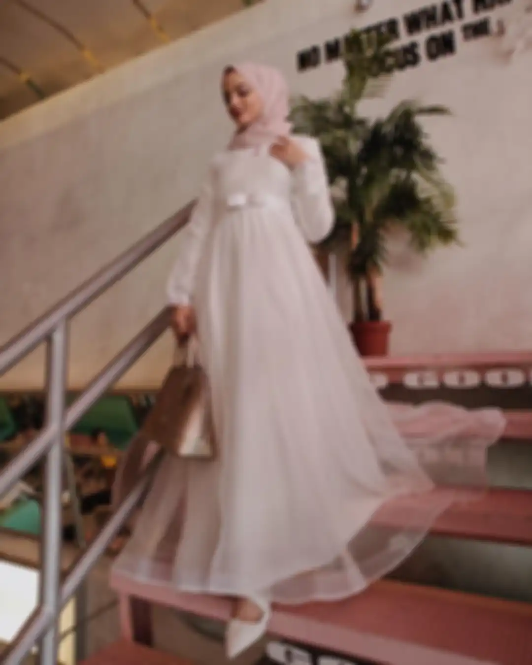 Gamis putih untuk baju lebaran 2023