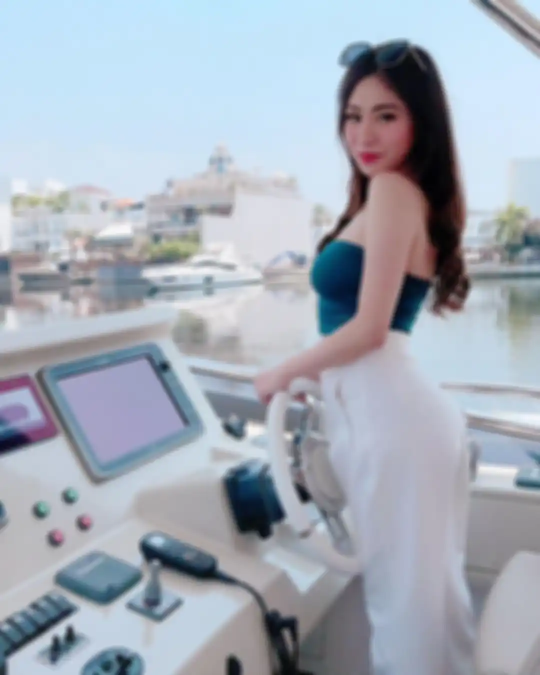 Foto Thata Anma alias Ayu Thalia. Foto bukti dugaan penganiayaan yang dilakukan anak Ahok ke artis sinetron ini diunggah.
