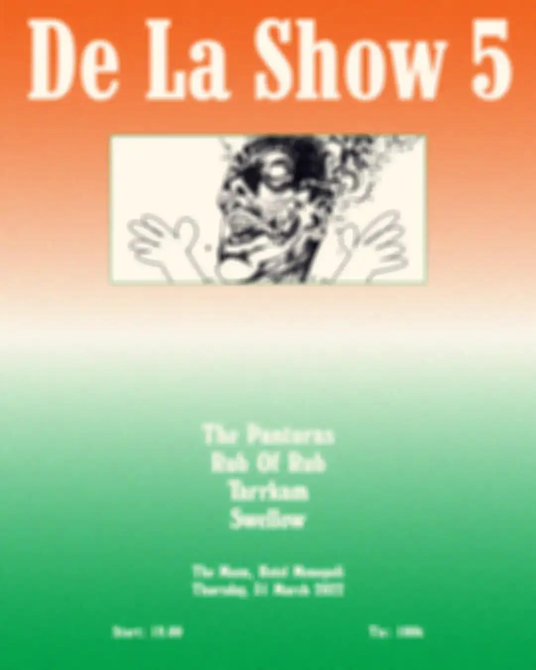 De La Show vol. 5 di The Moon, Hotel Monopoli pada Kamis, 31 Maret 2022