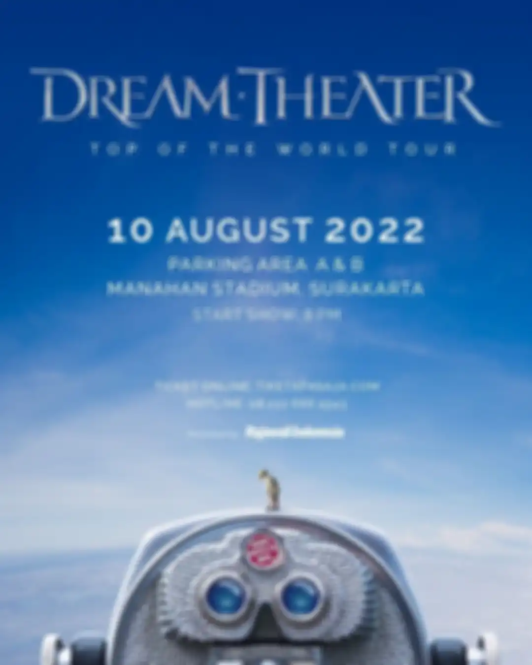 Poster konser Dream Theater di Solo.
