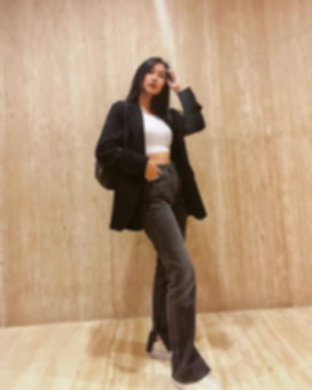 OOTD Nadiya Rawil pakai blazer
