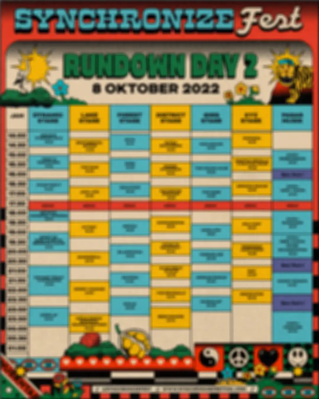 Rundown hari kedua Synchronize Fest