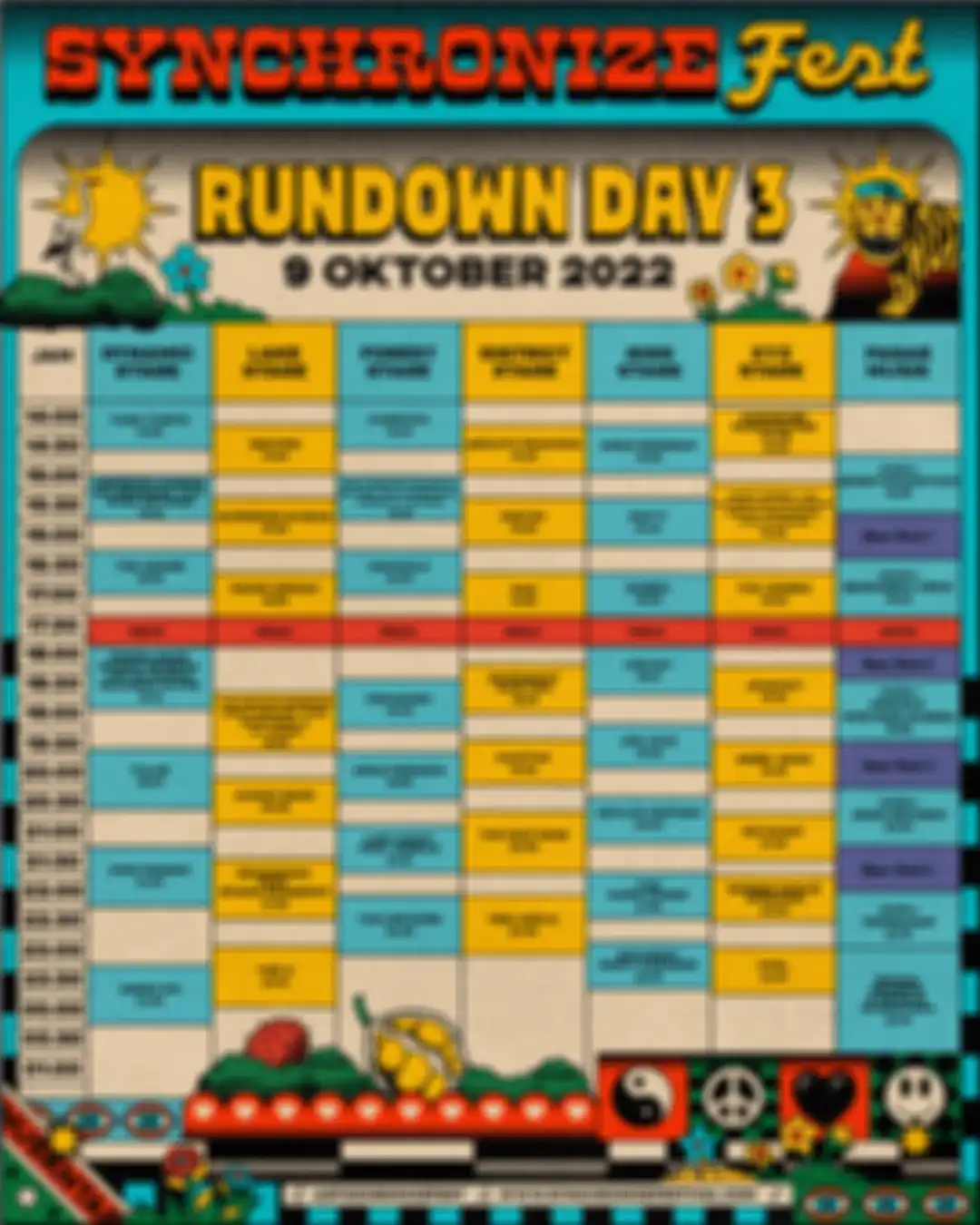 Rundown hari ketiga Synchronize Fest