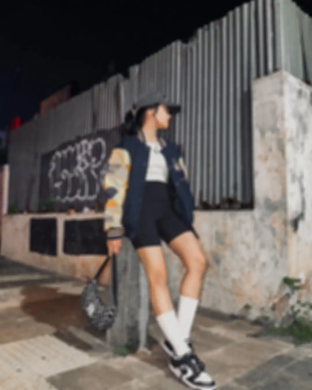 OOTD Fuji An pakai crop top