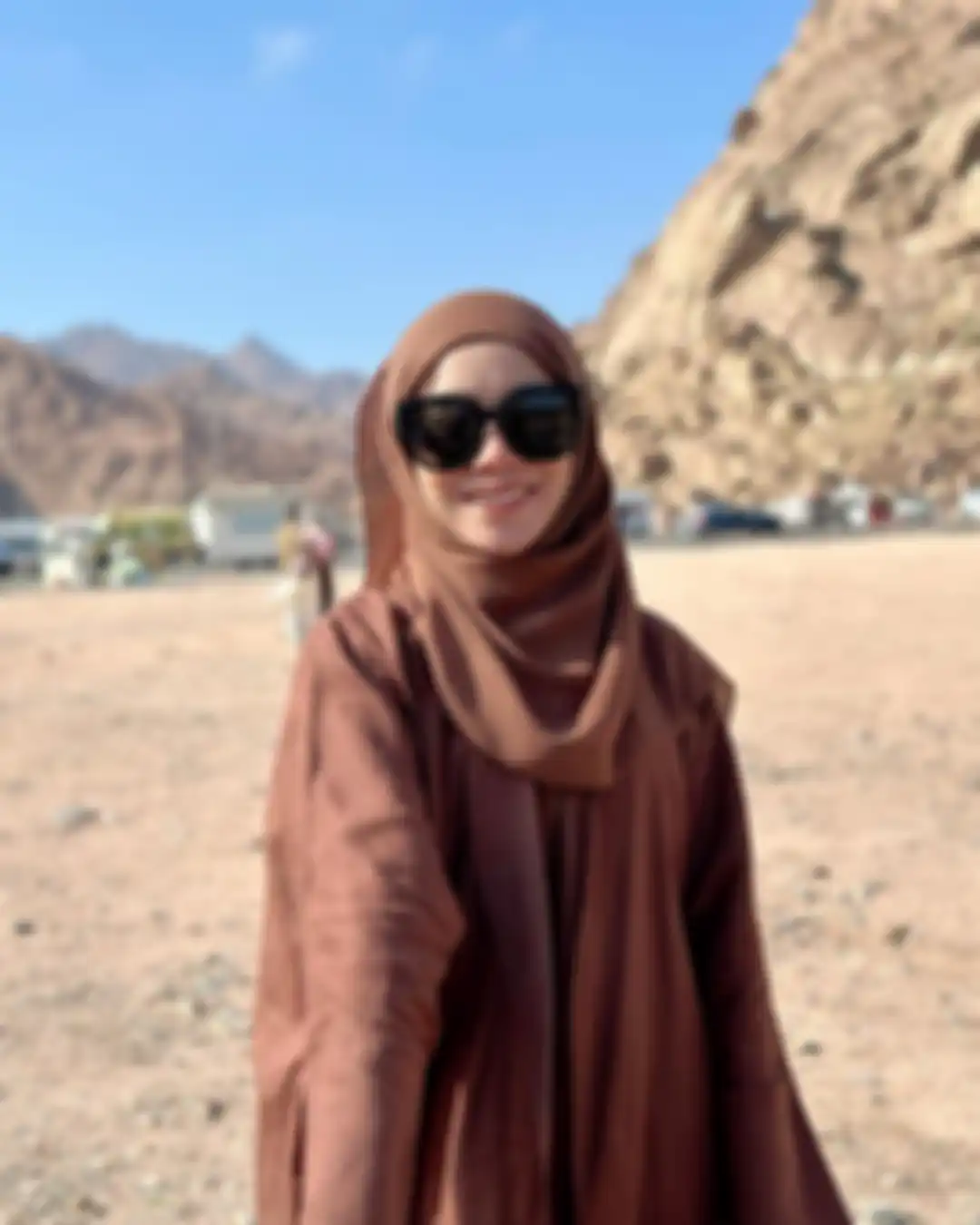 tampilan Lesti Kejora kini full senyum