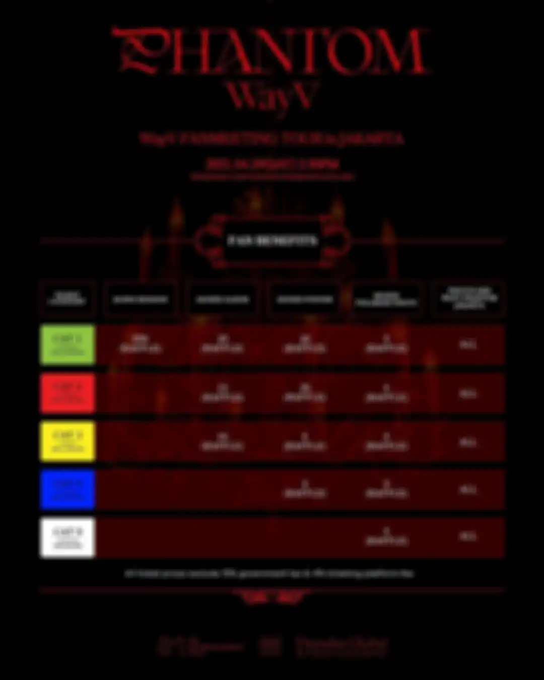 Harga tiket dan benefit fan meeting WayV di Jakarta