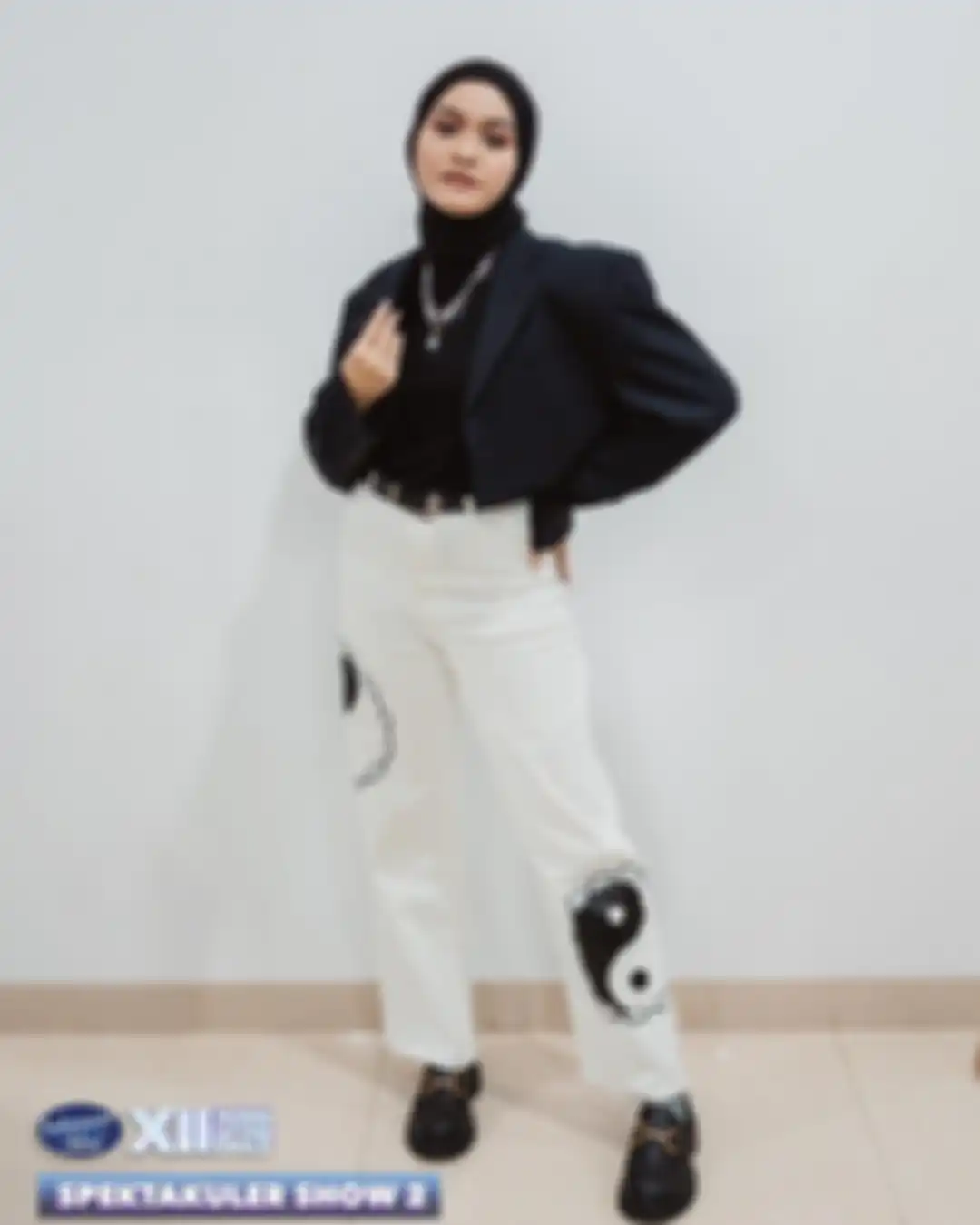 Model outer hijab ala Salma Salsabil