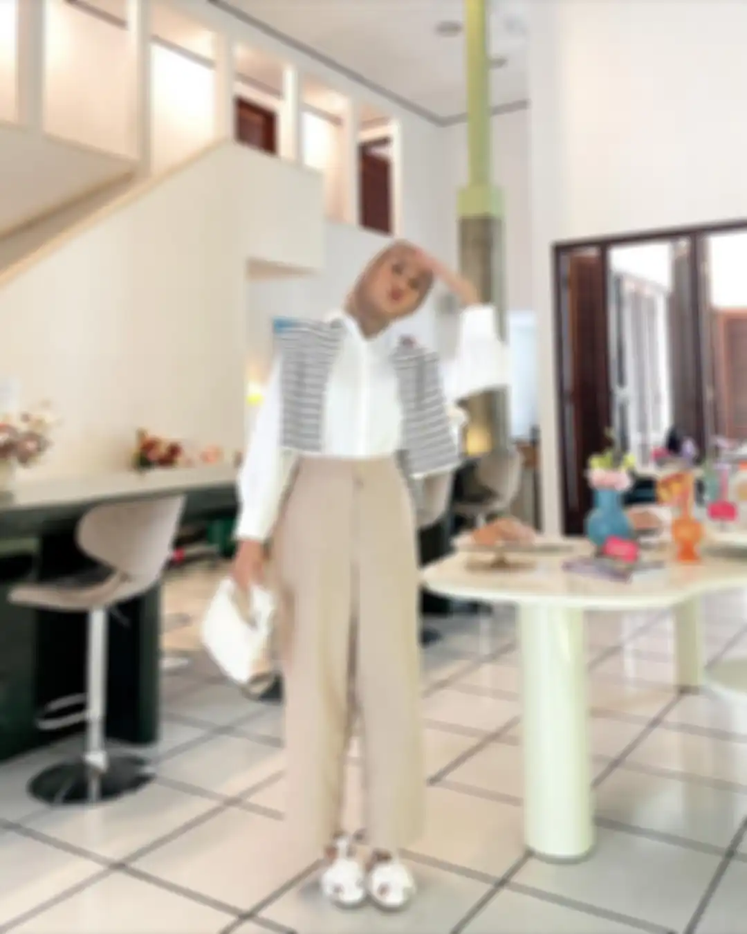 Outfit stripes ala Inas Rana
