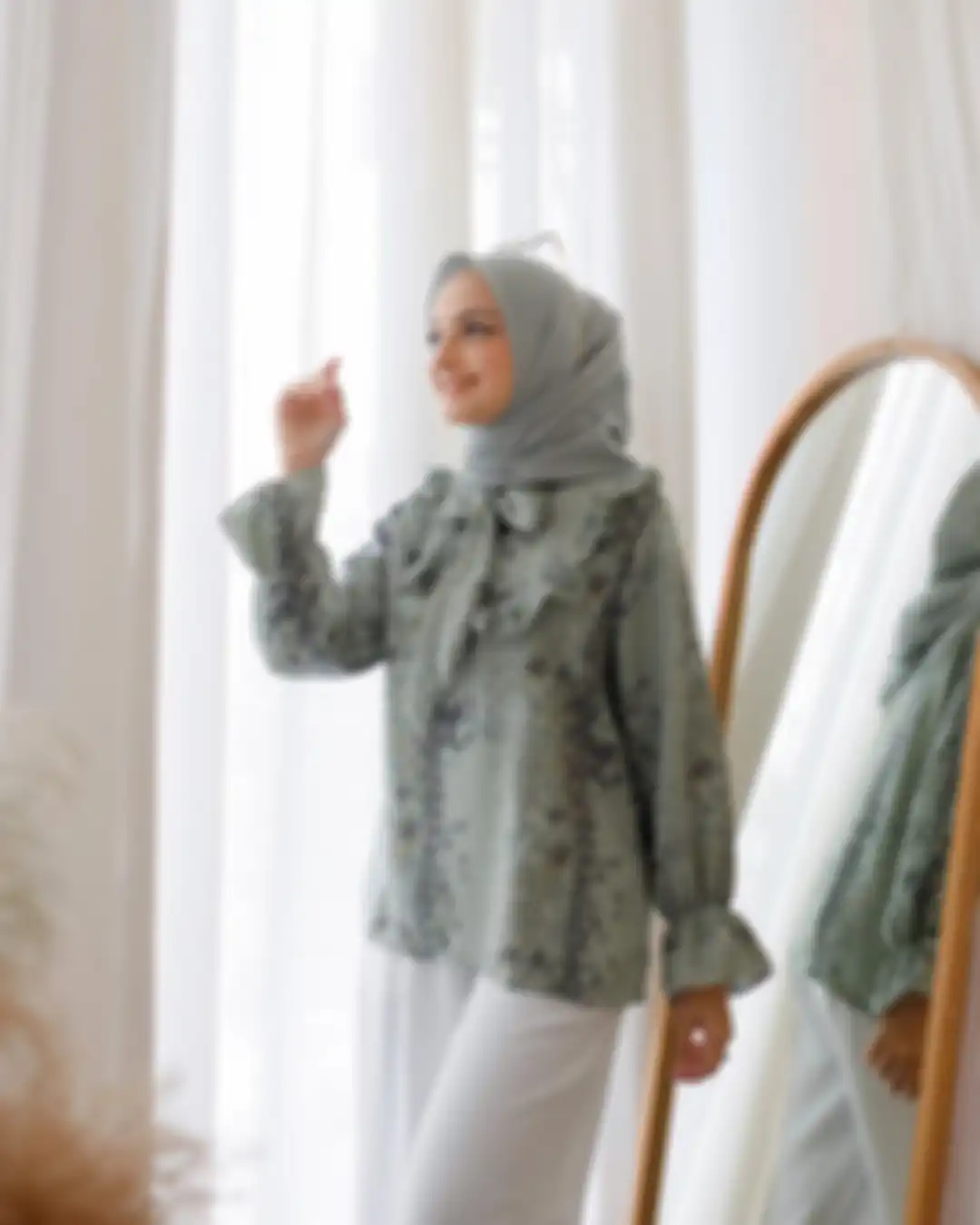 Outfit blouse hijab