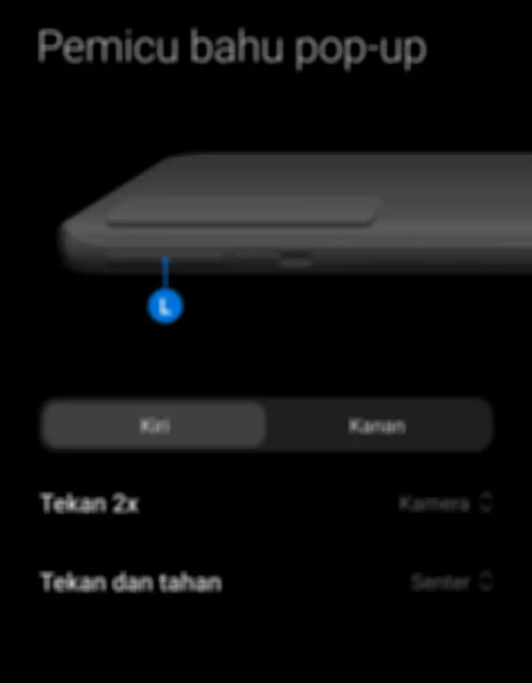 Cara atur fungsi tombol L1 + R1 di POCO F4 GT.