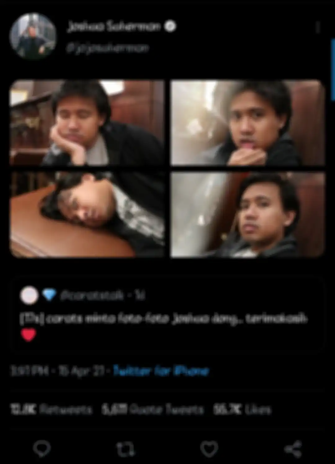 Joshua SEVENTEEN dan Joshua Suherman