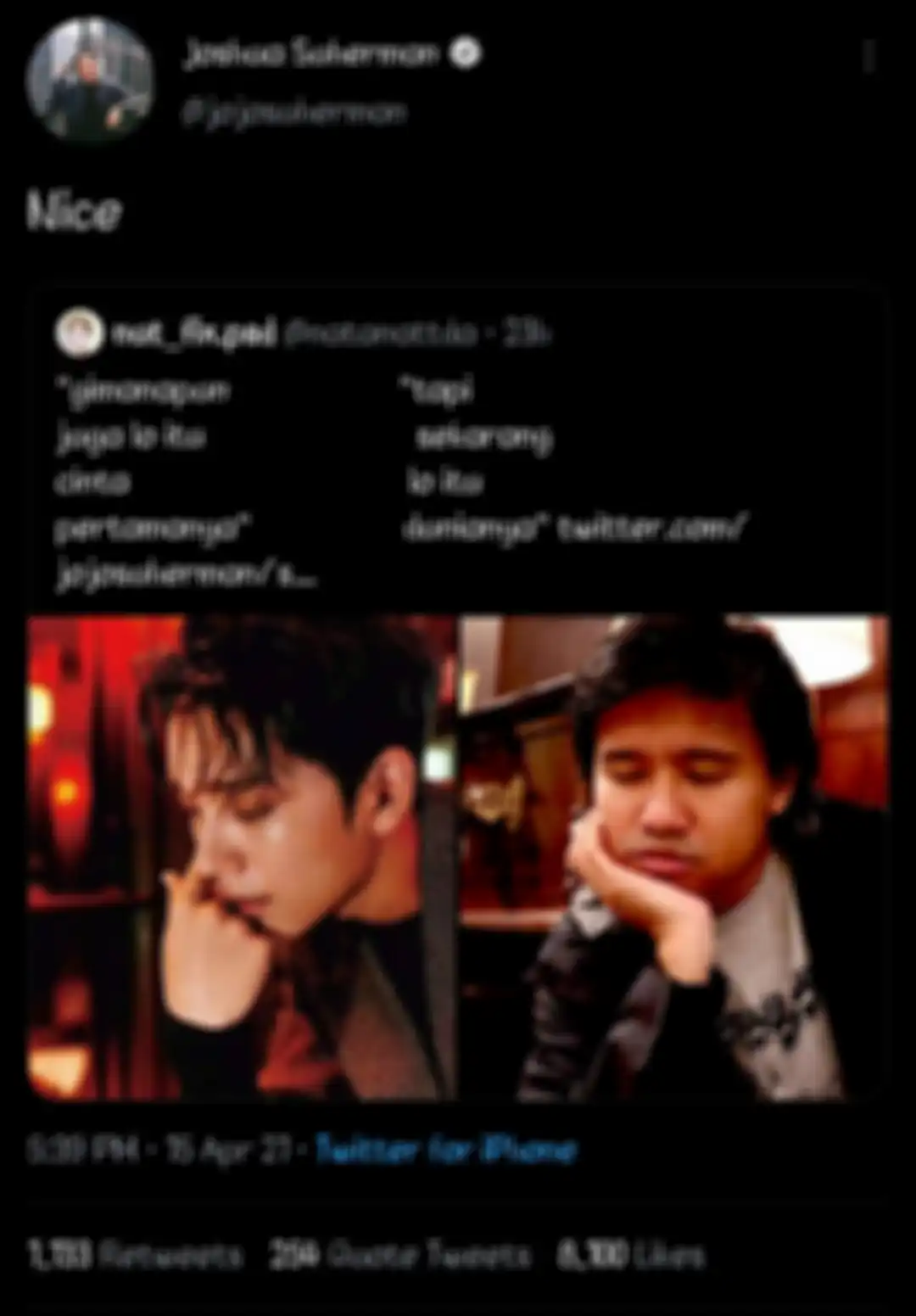 Joshua SEVENTEEN dan Joshua Suherman