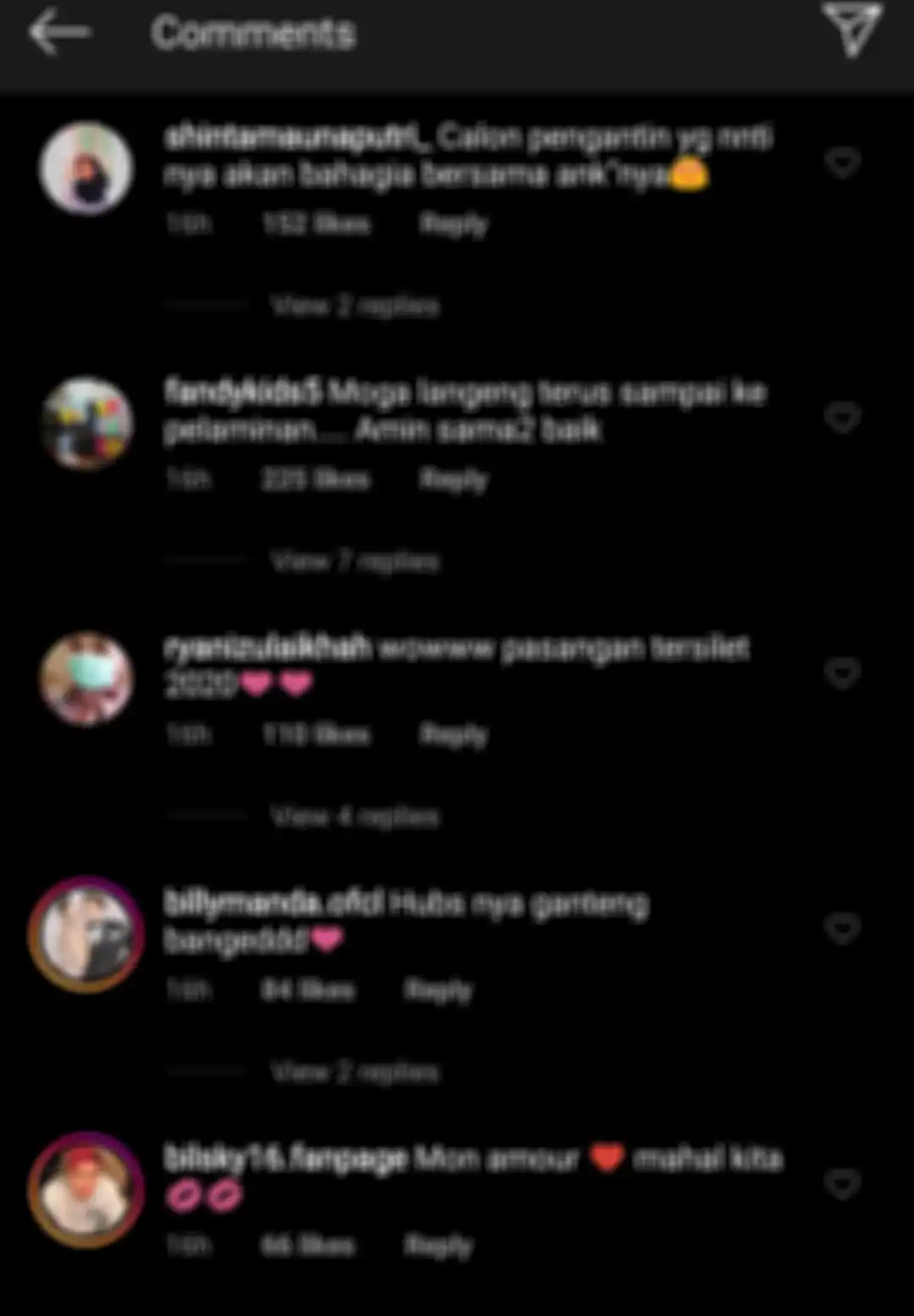 Komentar netizen di Instagram Amanda Manopo