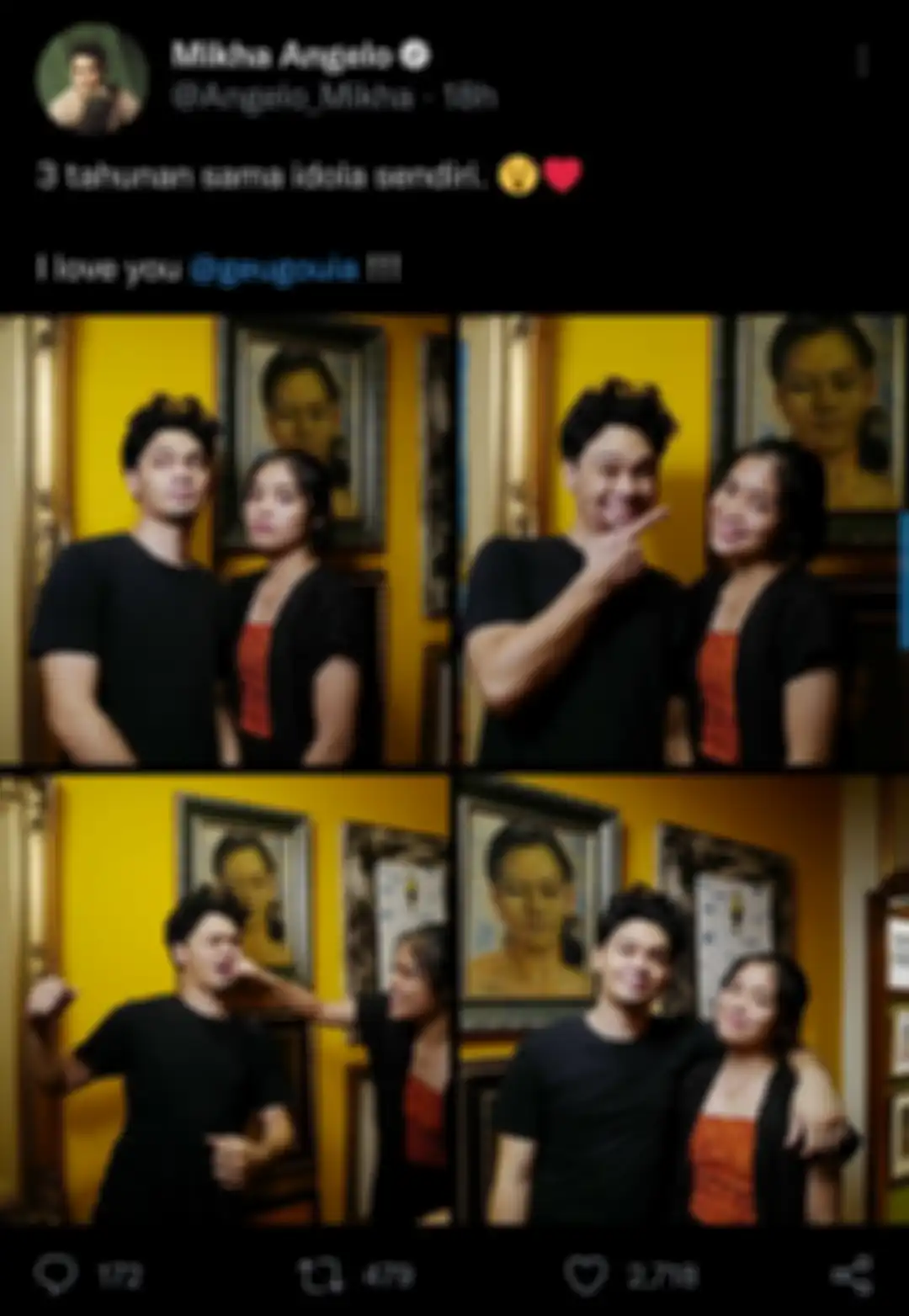Mikha Angelo dan Gregoria Mariska