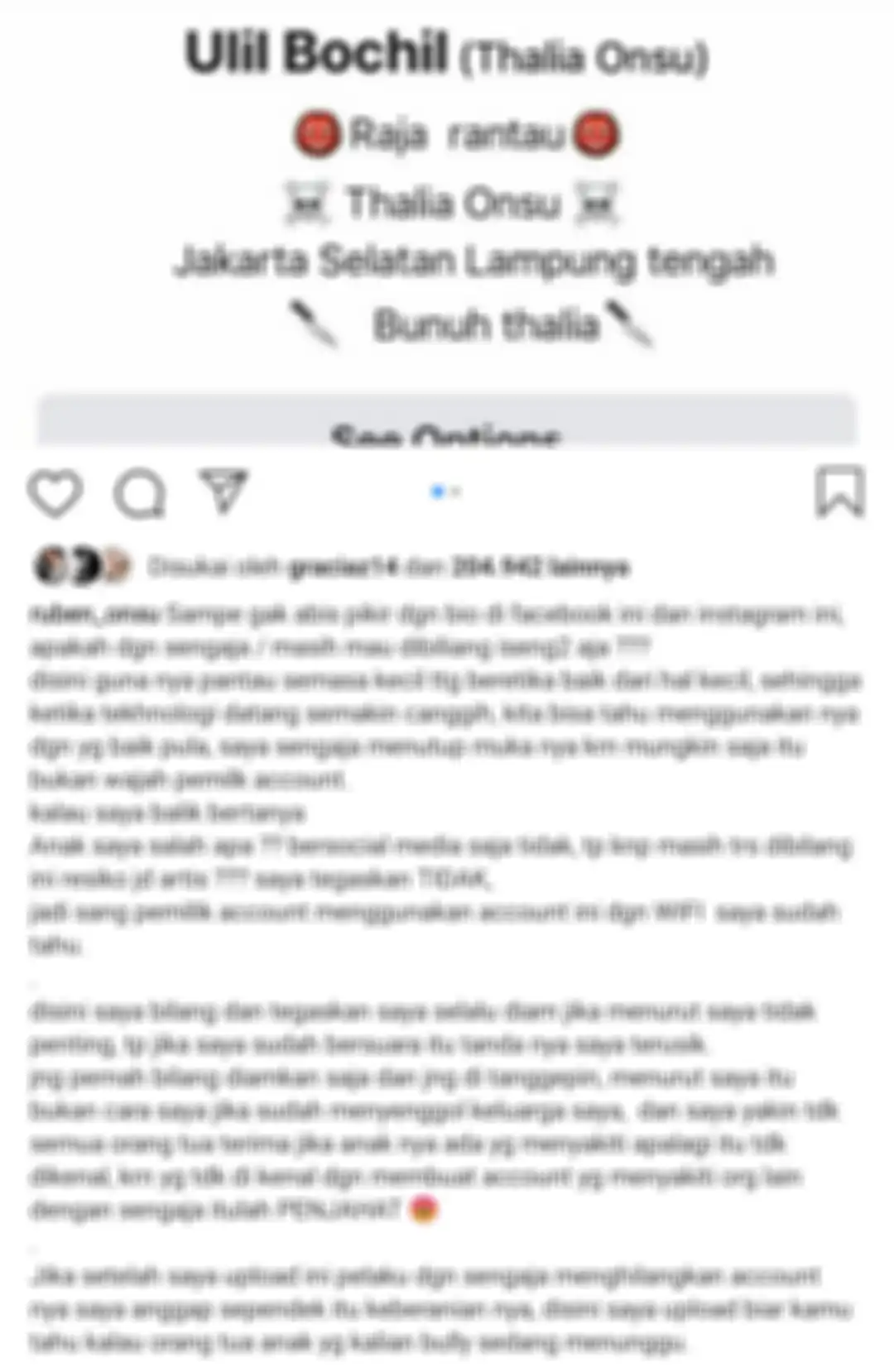 Postingan Ruben Onsu.