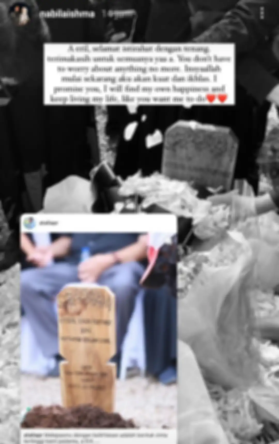Ucapan Perpisahan Terakhir Nabila Ishma untuk Eril