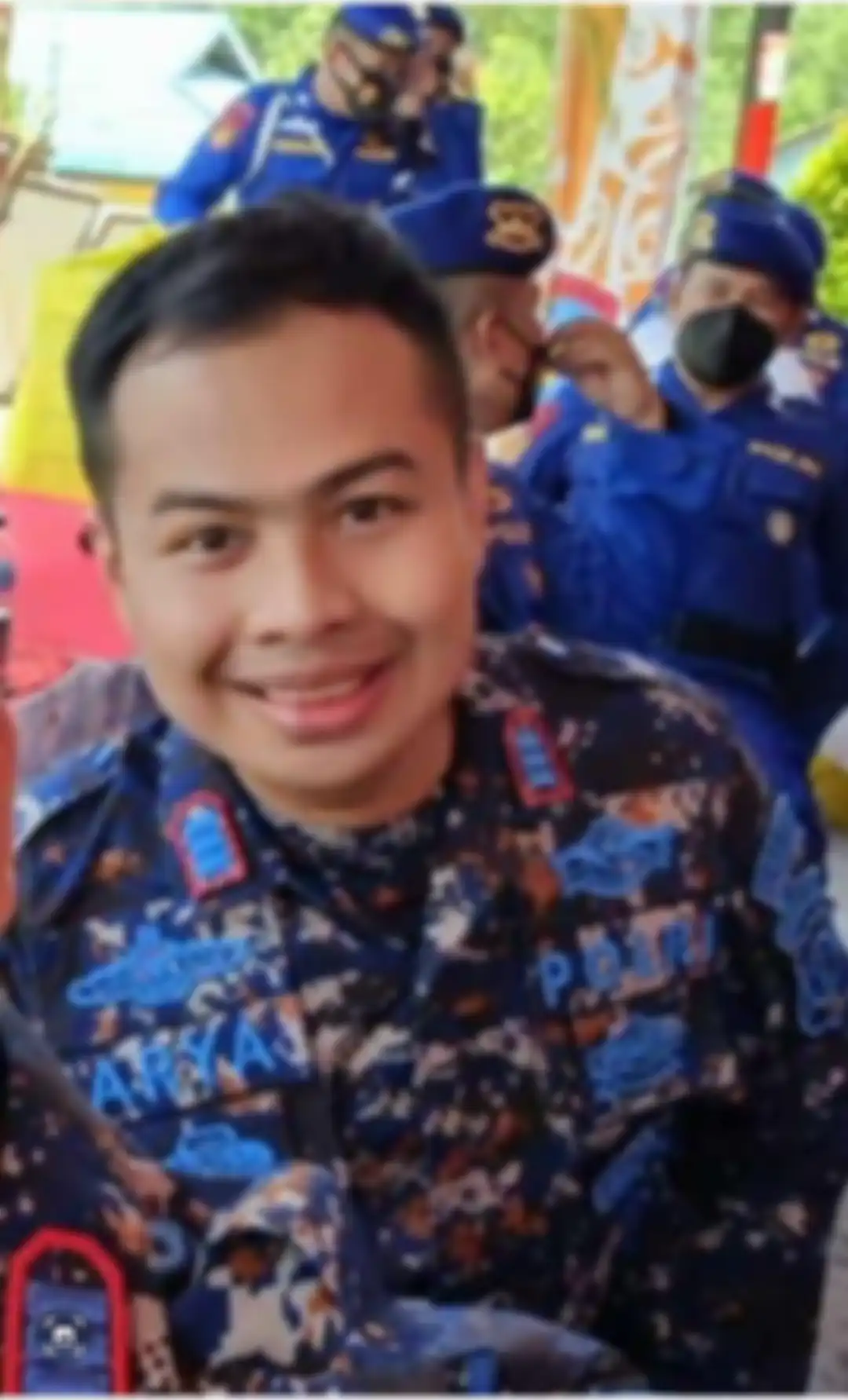 Foto jenazah AKP Novandi Arya terus ditangisi. Korban kecelakaan maut ini menjadi pejabat Polres Berau. Ada di Jakarta karena alasan ini.