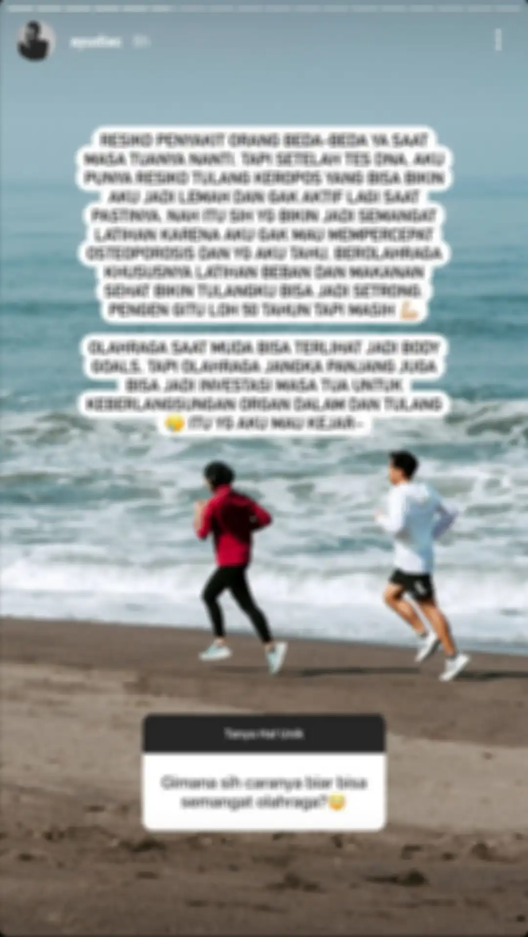 Tangkapan layar Instagram Story Ayudia Bing Slamet.