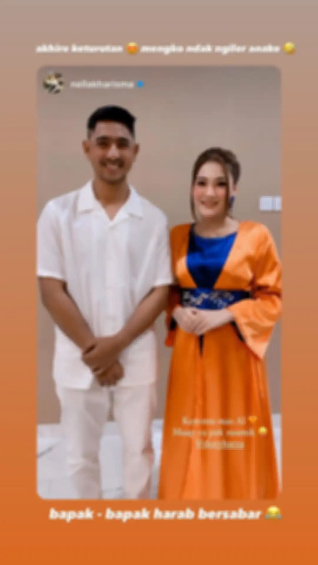 Nella Kharisma foto bareng Arya Saloka