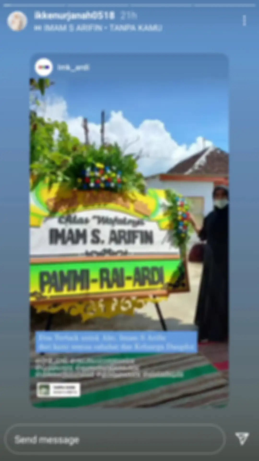 Ikke Nurjanah bawa kabar duka