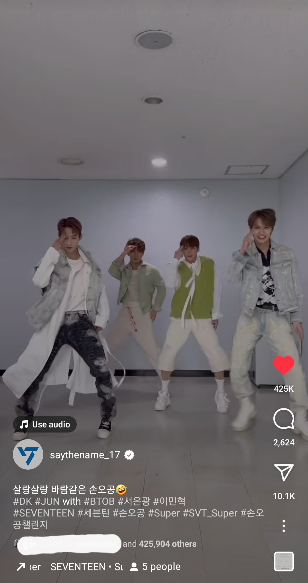 Challenge SEVENTEEN dan BTOB