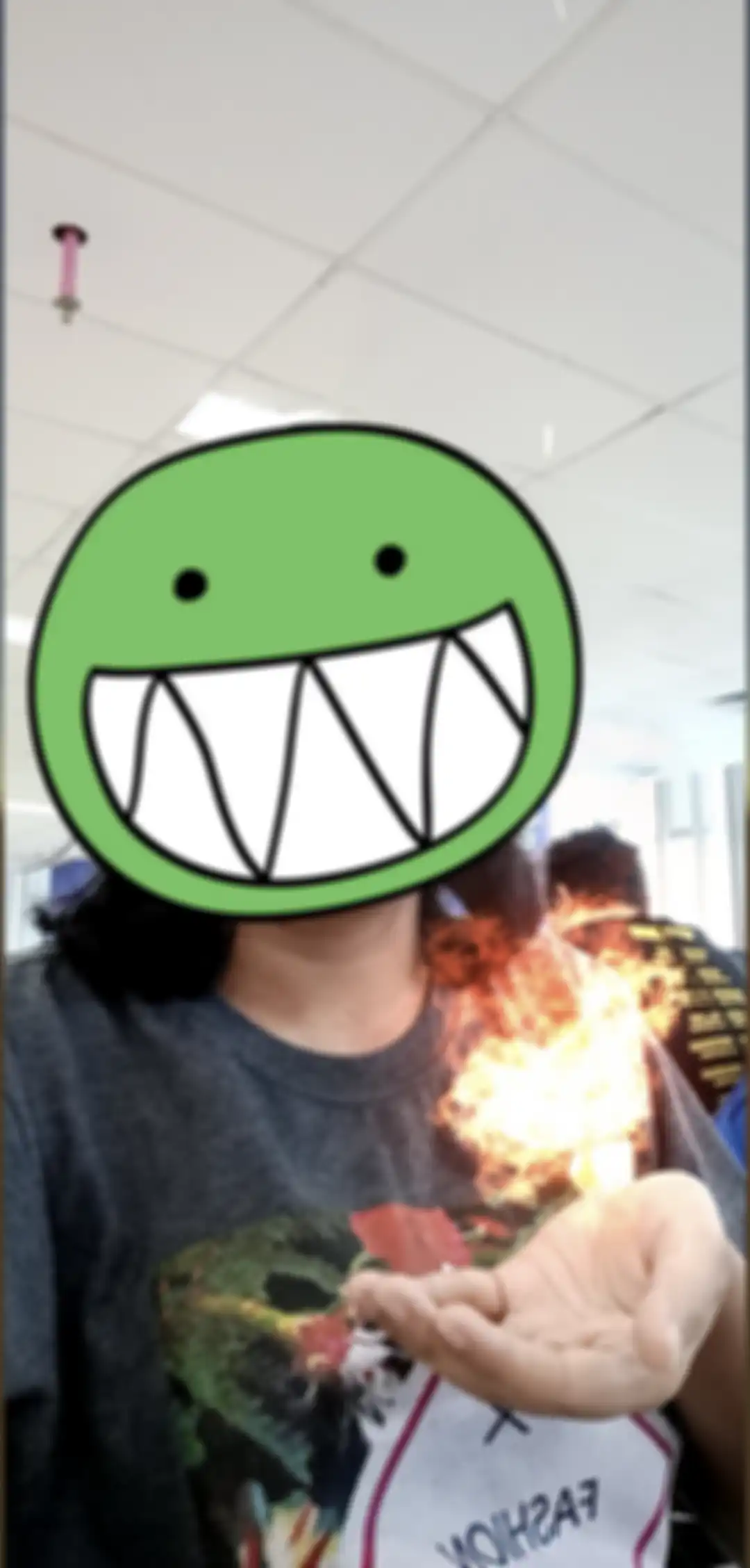Salah satu contoh foto menggunakan AR Fire.