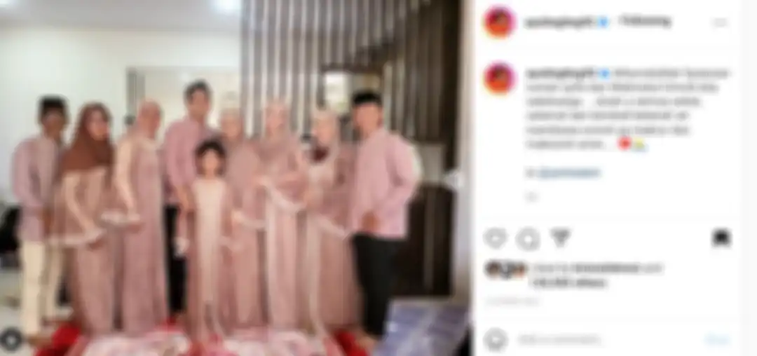 Kondisi ruang keluarga di hunian baru adik Ayu Ting Ting