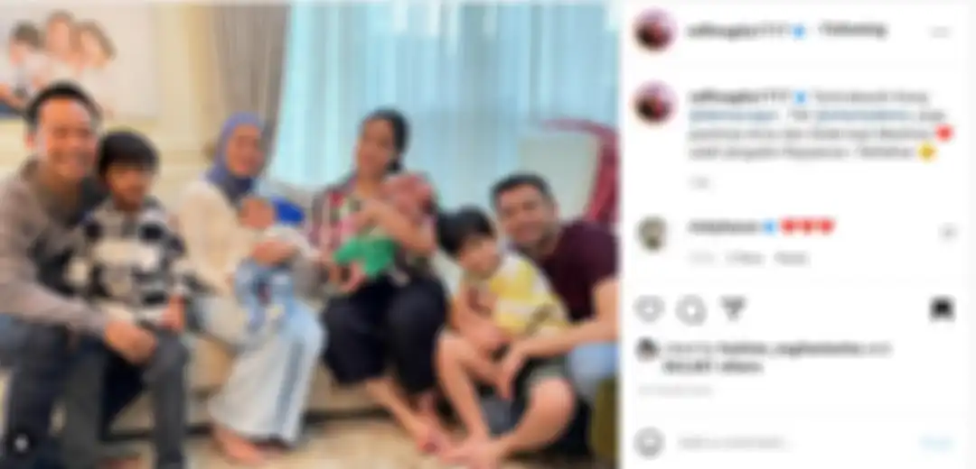 Unggahan Raffi Ahmad dan Nagita Slavina  