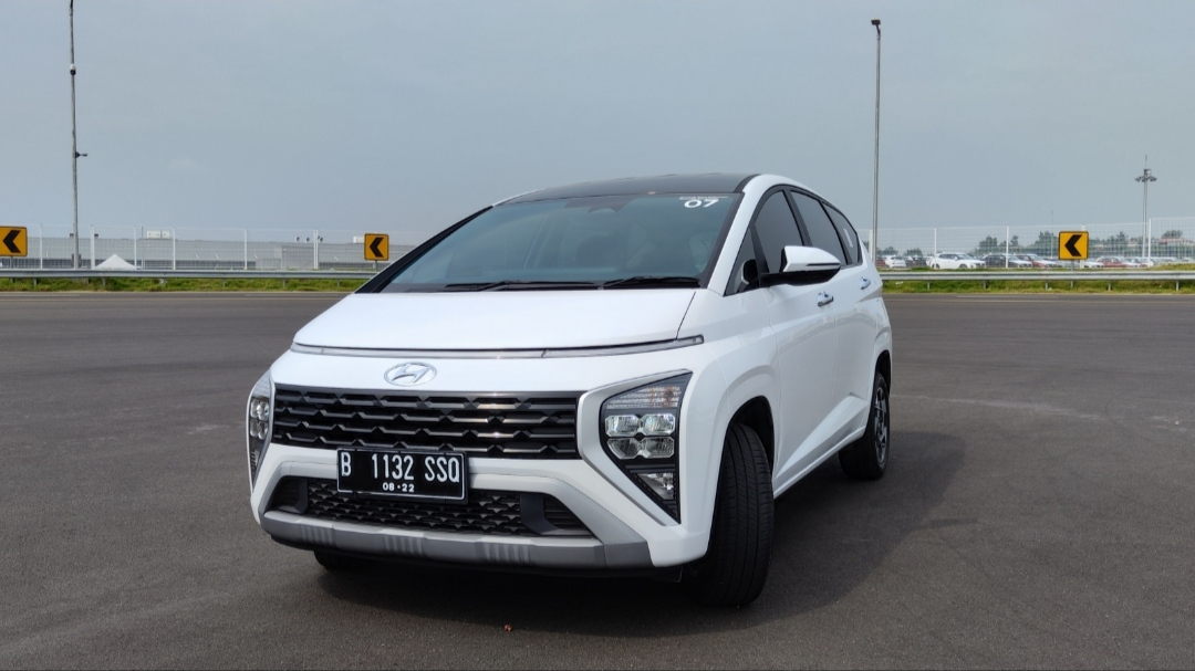 Test drive Hyundai Stargazer  di Hyundai Motor Manufacturing Indonesia (HMMI), Kamis (22/7).