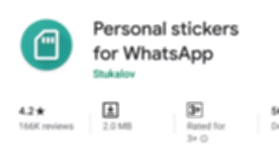 Aplikasi personal sticker for whatsapp