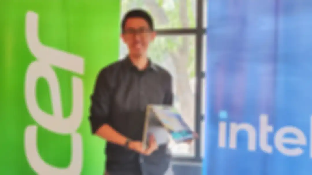 Pre Sales Commercial Product Acer Indonesia, Taher Maulana, dalam acara hands on Acer Spin 5 Evo, Kamis (29/9). 