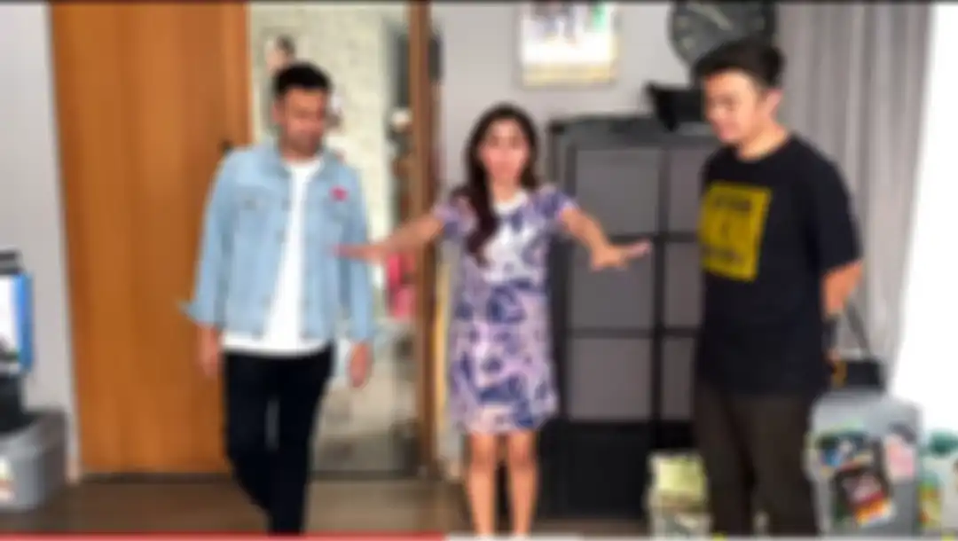 Raffi Ahmad, Nisya Ahmad dan Andika Rosadi.