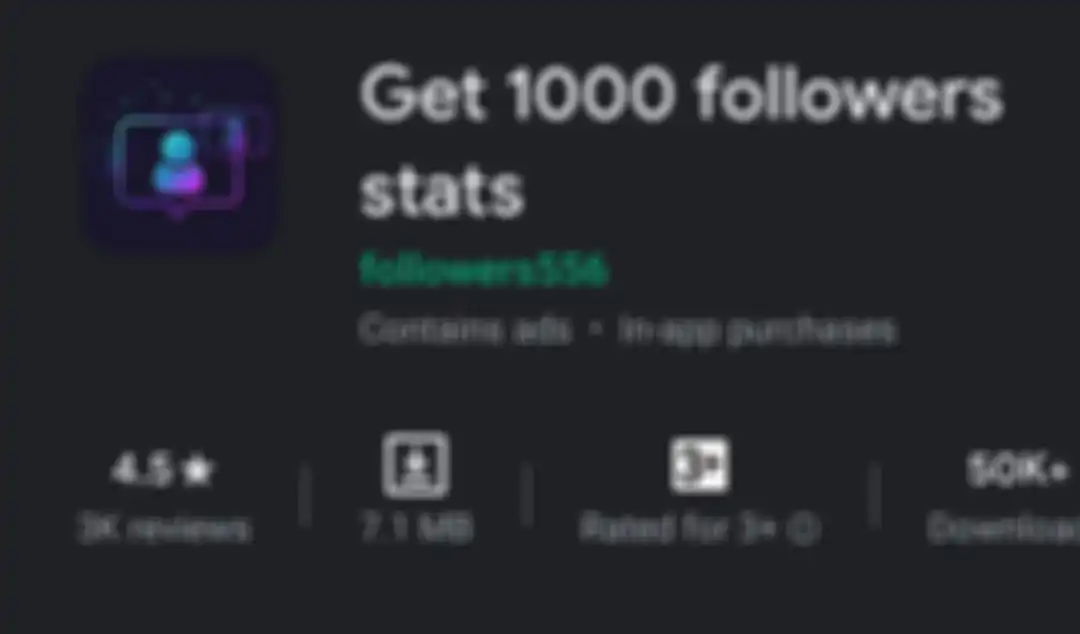 Aplikasi Get 1000 Followers untuk bisa dapatkan followers Instagram gratis