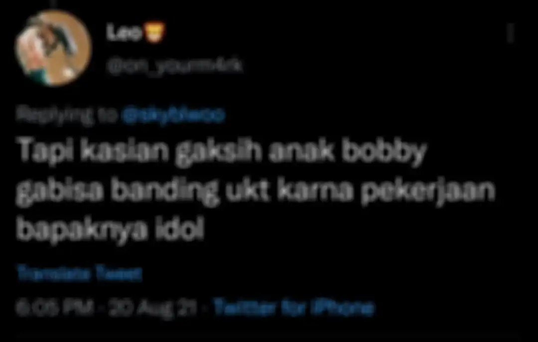 Cuitan netizen soal Bobby iKON