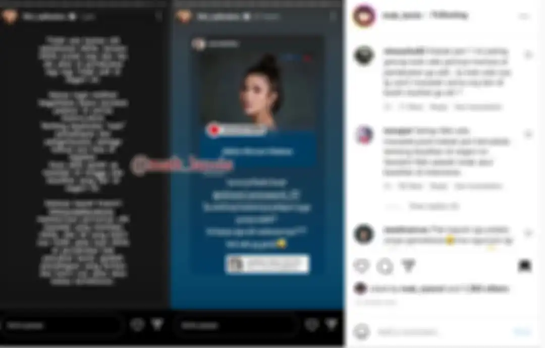 Insta Story Fitri Salhuteru saat Nikita Mirzani ditahan.
