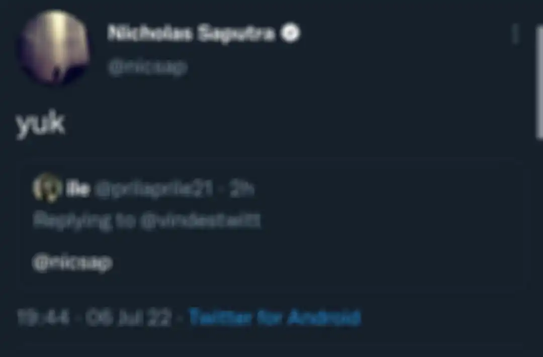 Nicholas Saputra setuju ikut Vindes Sport