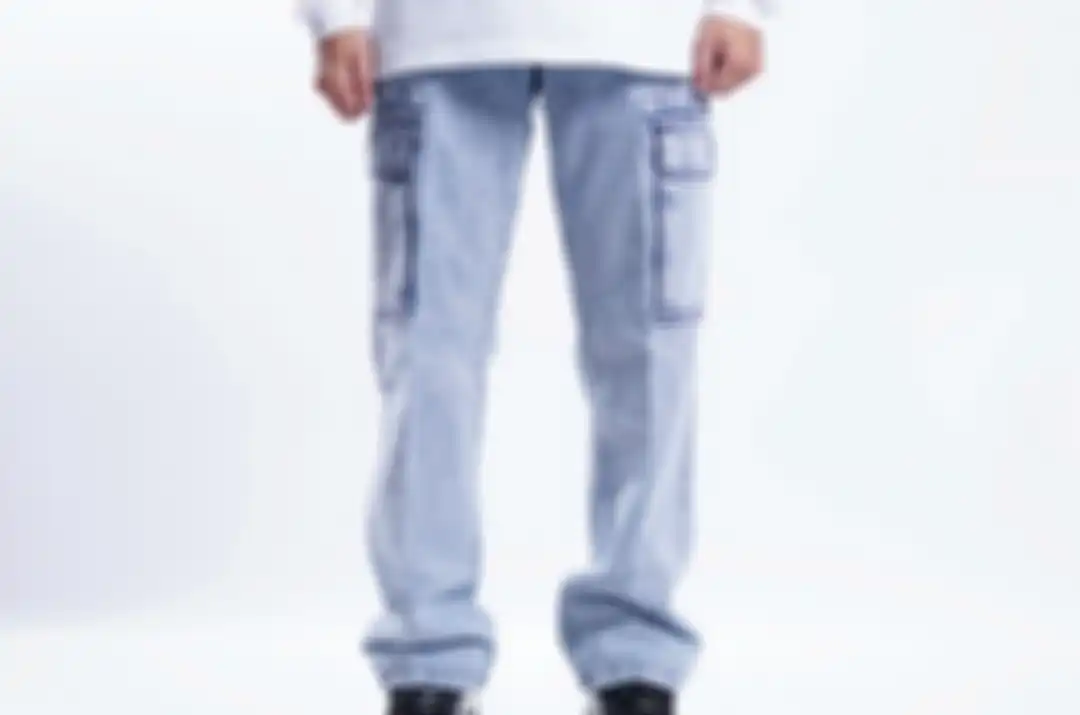 Celana Cargo Denim Supergo