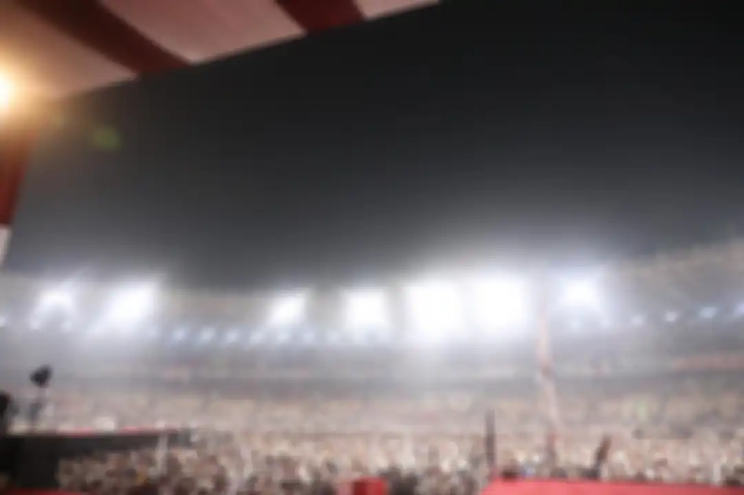 Suasana kampanye Prabowo-Sandi di GBK.