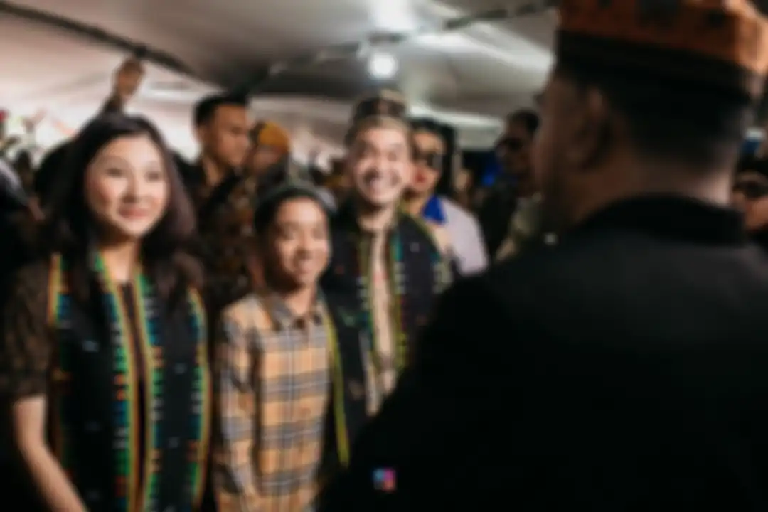 Ruben Onsu, Sarwendah dan Betrand tiba di kediaman putra angkatnya