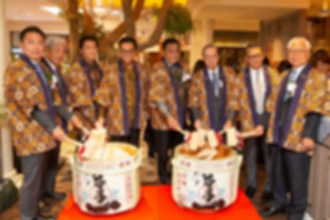 Reino Barack saat menghadiri acara restauran Jepang miliknya