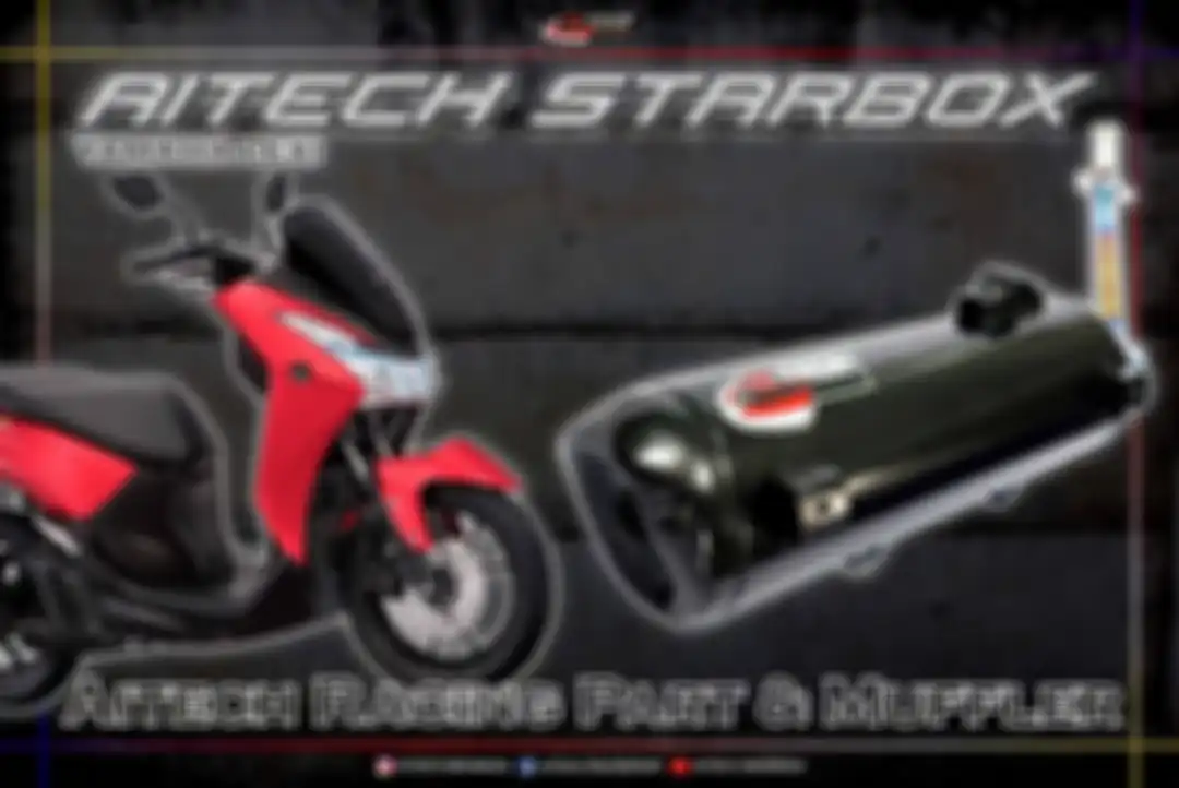 Knalpot Ai-Tech Starbox untuk Yamaha Lexi cocok buat harian