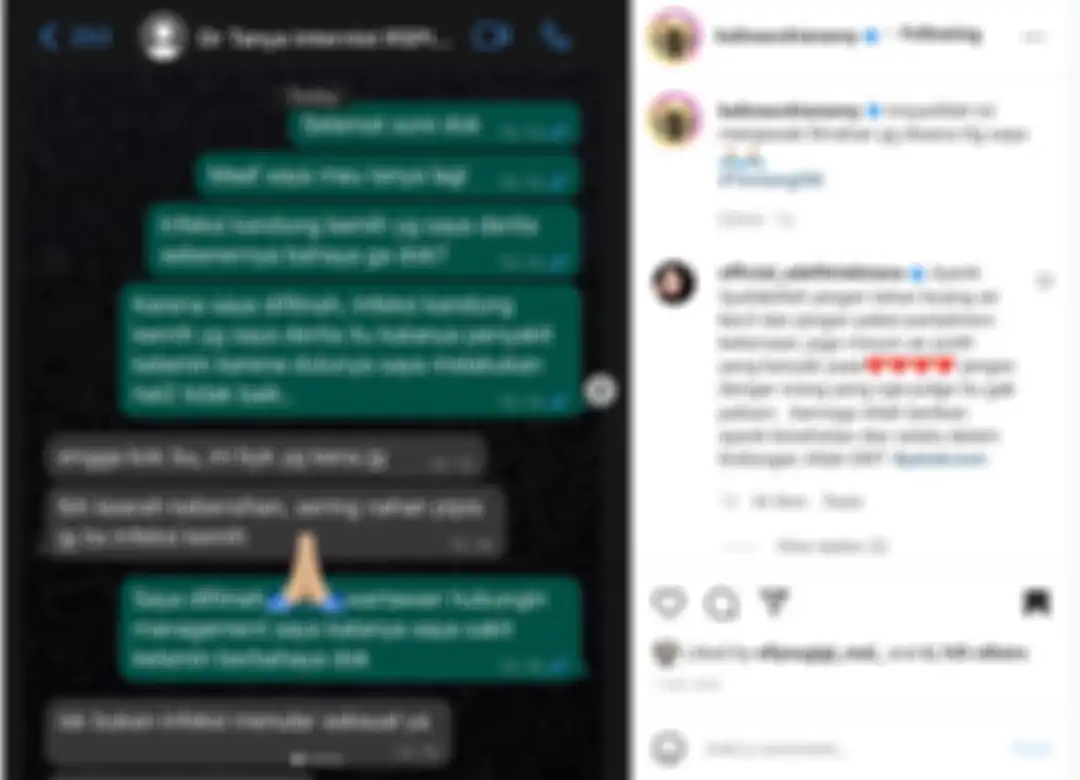 Difitnah kena penyakit menular seksual, Kalina Ocktaranny mencak-mencak di Instagram.