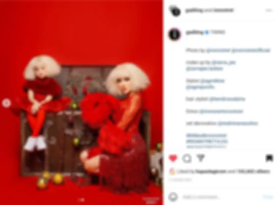 Gading Marten mengunggah foto Gempi dan Gisella Anastasia.