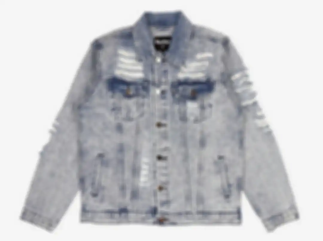 Jaket Ripped Denim Barley Division